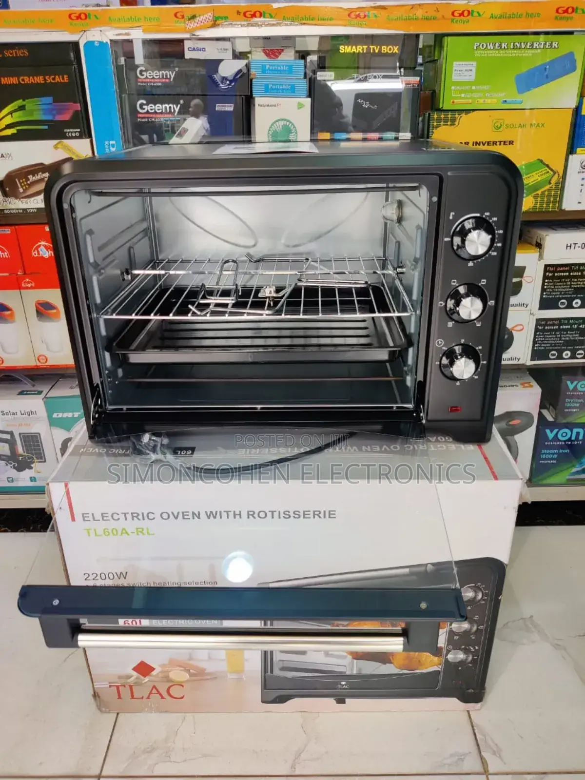 Tlac 60l Table Top Electric Oven