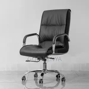 Office Chair ; High-Back Leather Office Seat