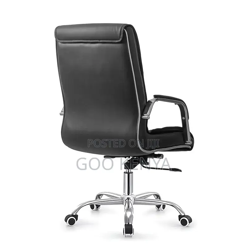 Office Chair ; High-Back Leather Office Seat