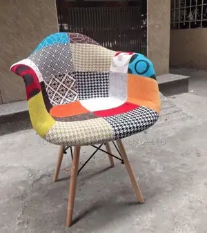 Office Chair:Timeless Fabric Eames Shell Chair With Arms