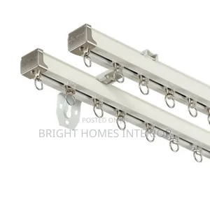 Single Track Curtain Rail Also Improvised in Double Form