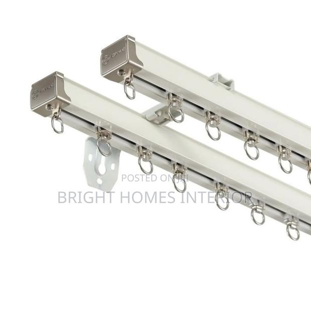 Single Track Curtain Rail Also Improvised in Double Form