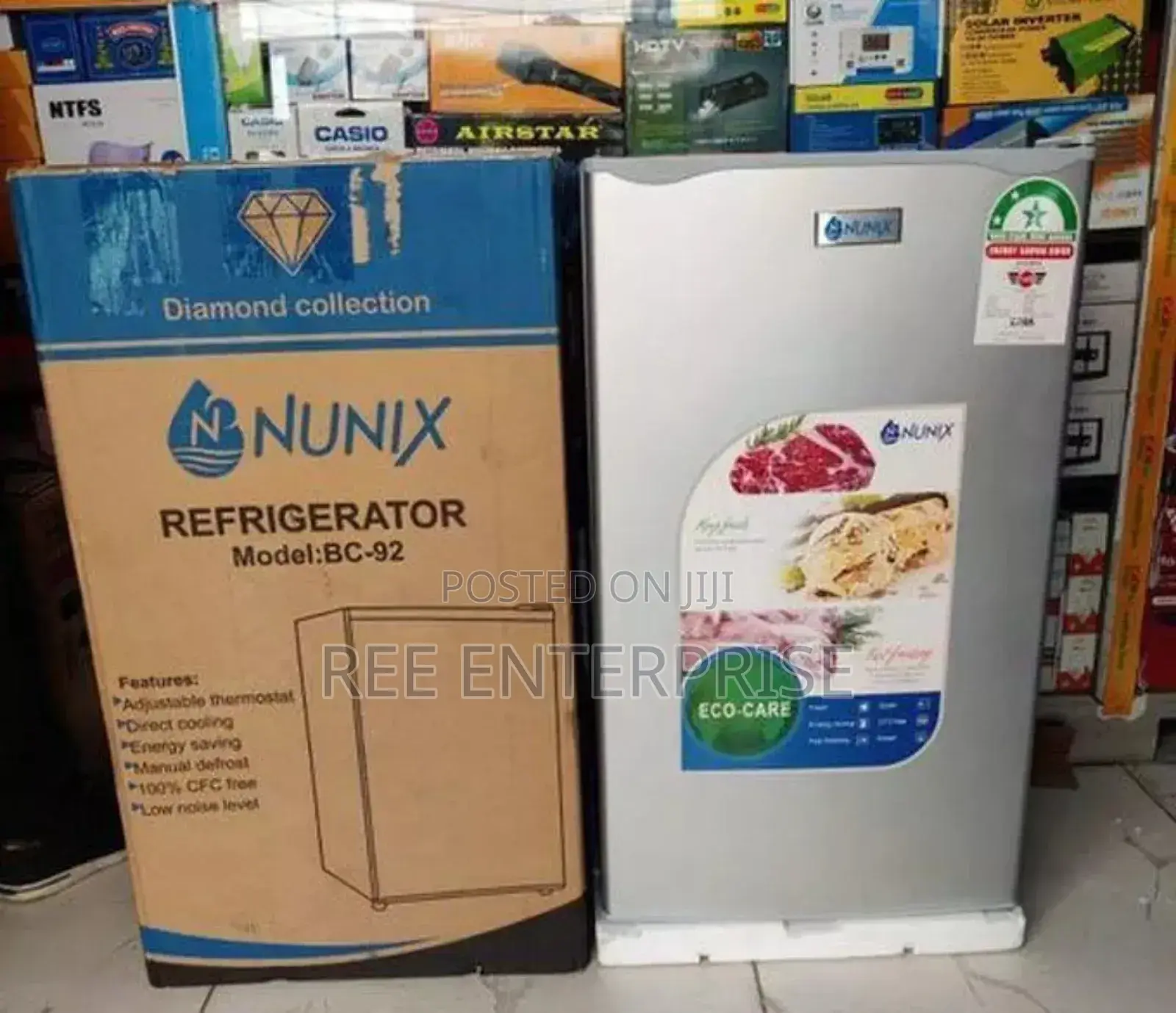 92 Litres Large Capacity Single Door Refrigerator Nunix
