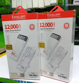 Excellent Ex-056 - 12,000mah 3x Link Power Bank