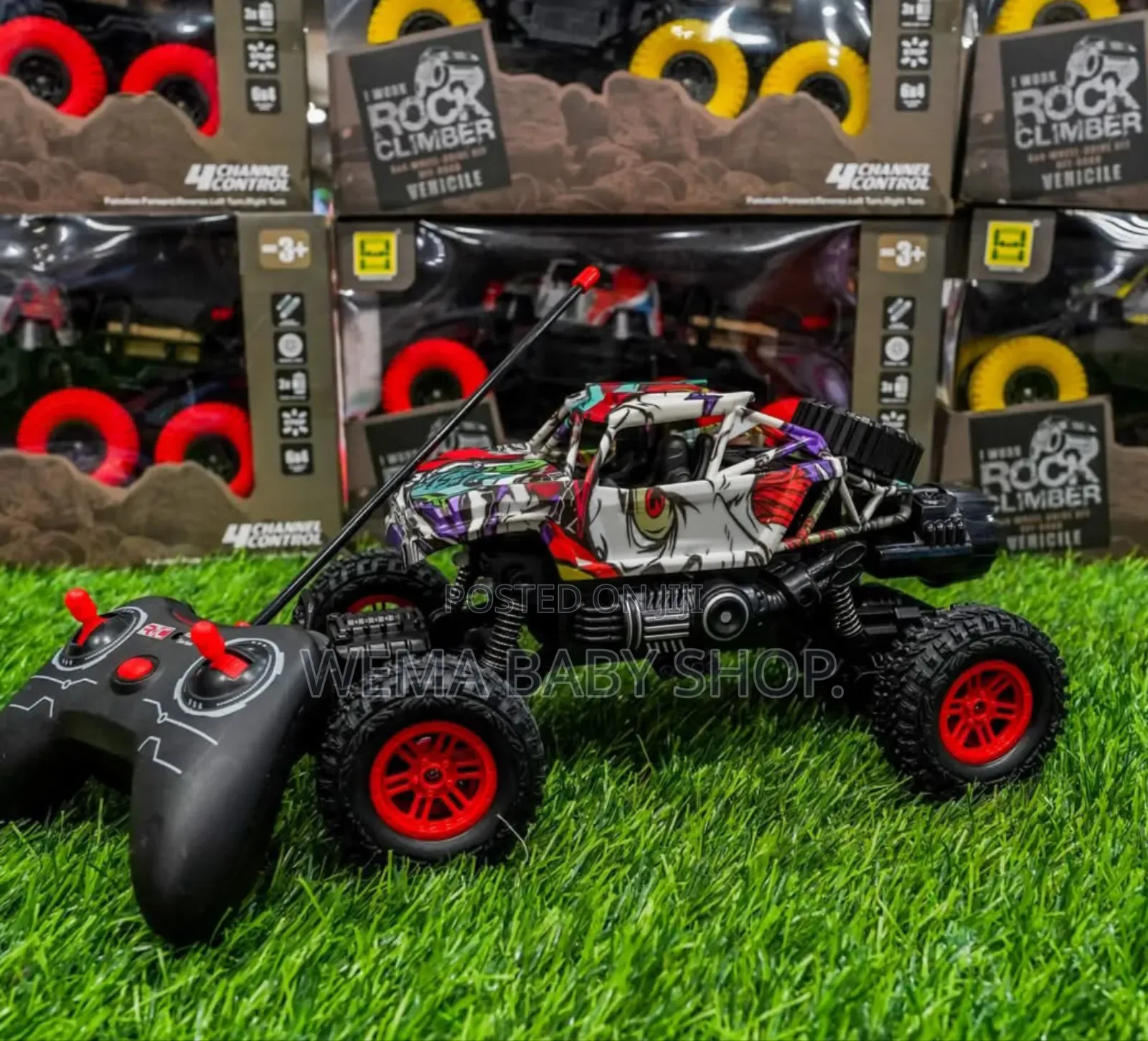 Rechargeable Remote Controlled Monster/Climbing Truck
