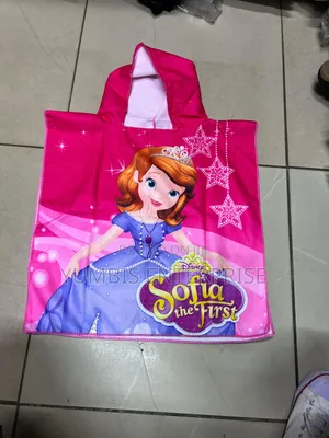 Girls Cartoon Themed Hooded Quality Swimming Towels