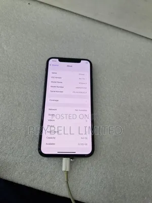 Apple iPhone X 64 GB Black