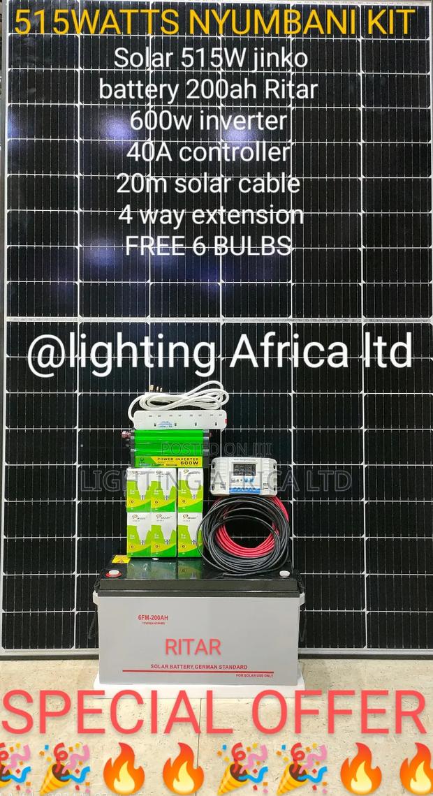 515w Jinko Solar Full Kit + Ritar Battery on Offer - main view