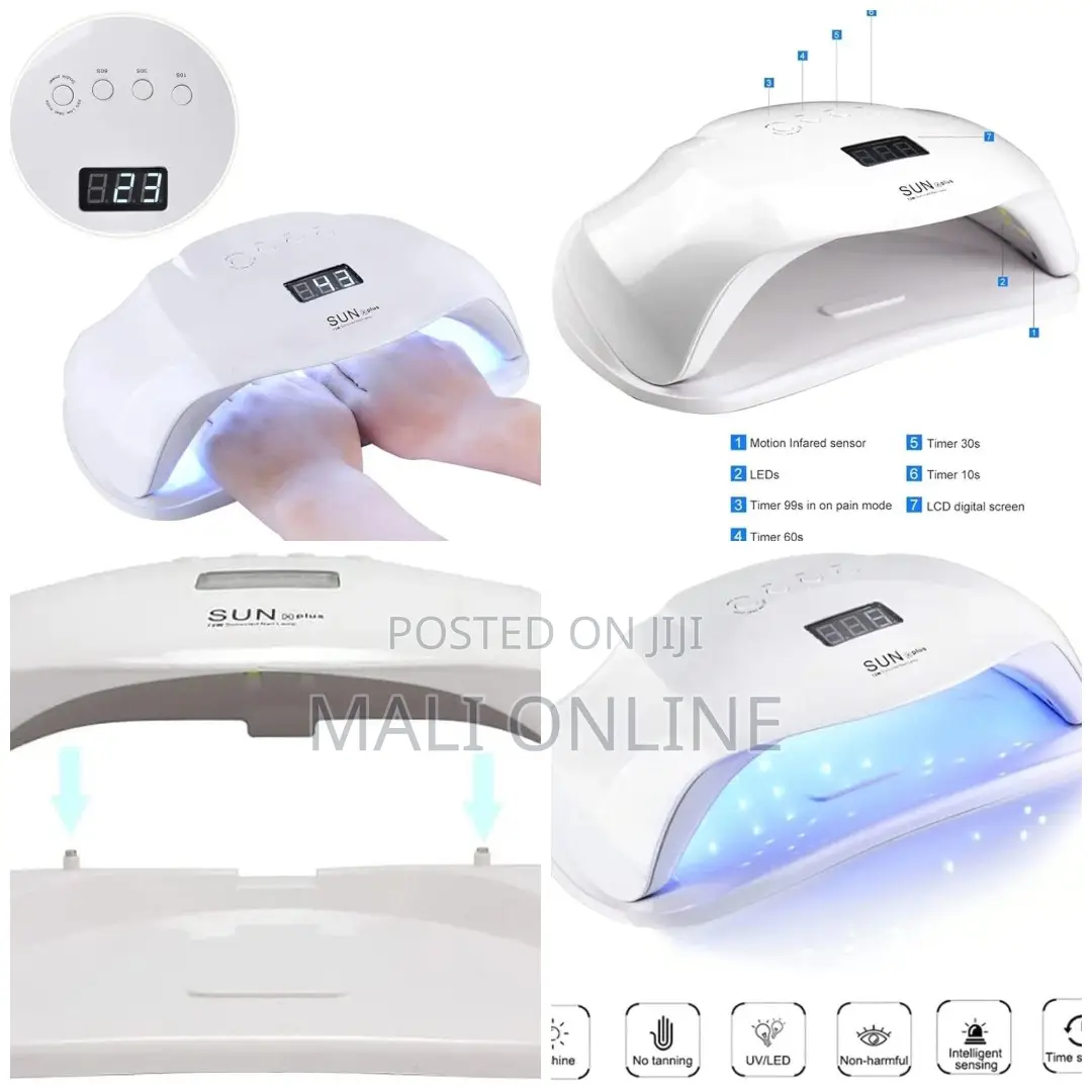 2-in-1 Double Hands Professional Uv Led Nail Lamp Dryer