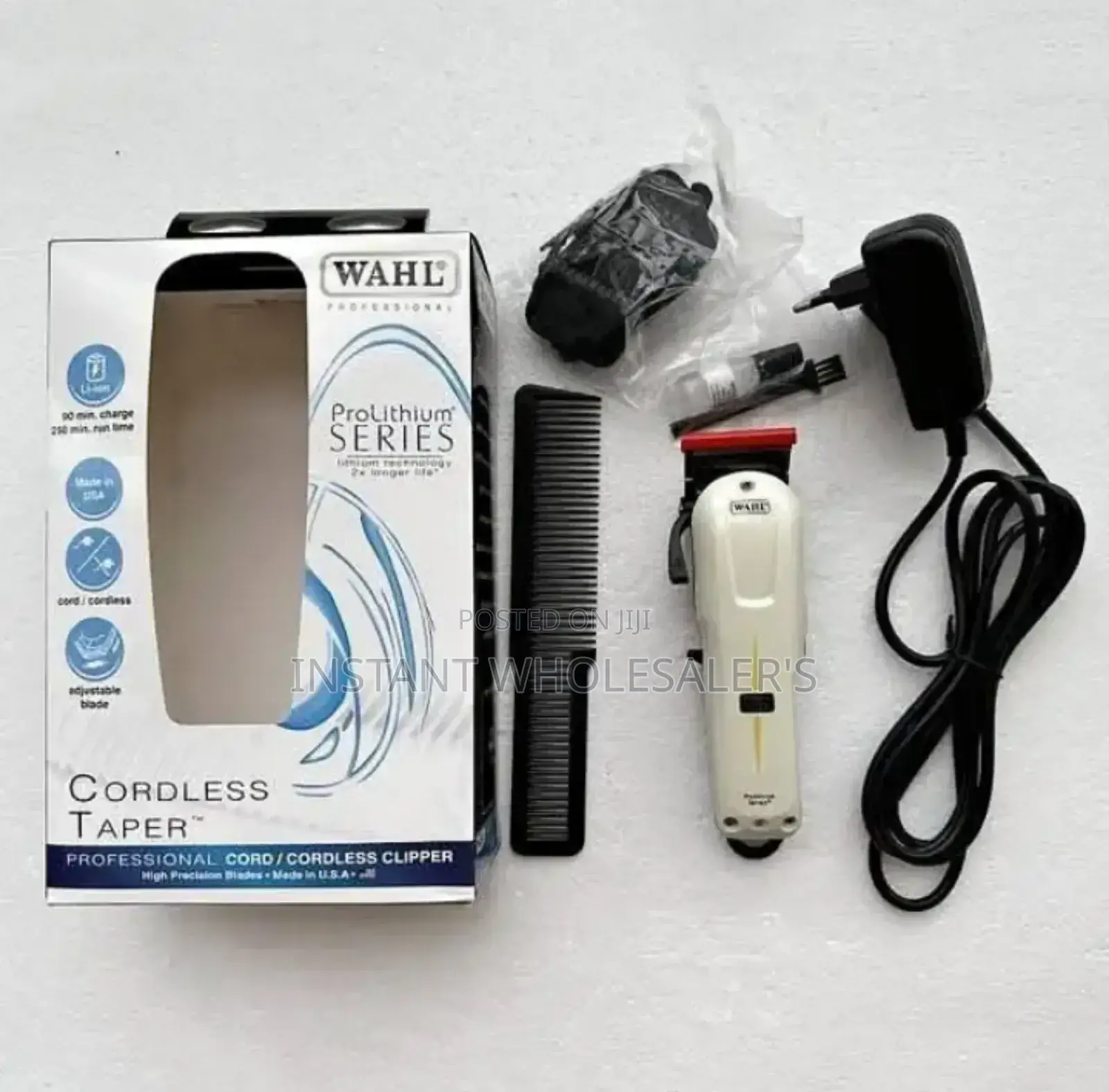 Cordless Rechargeable Wahl Portable Kinyozi