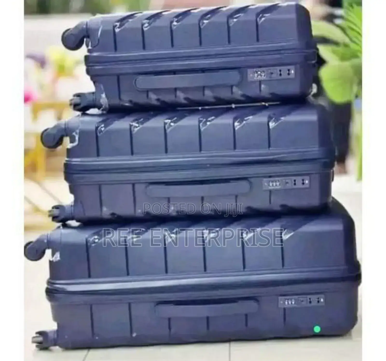 3 in 1 Unbreakble Laxurious Rubber Suitcase Travel Bag