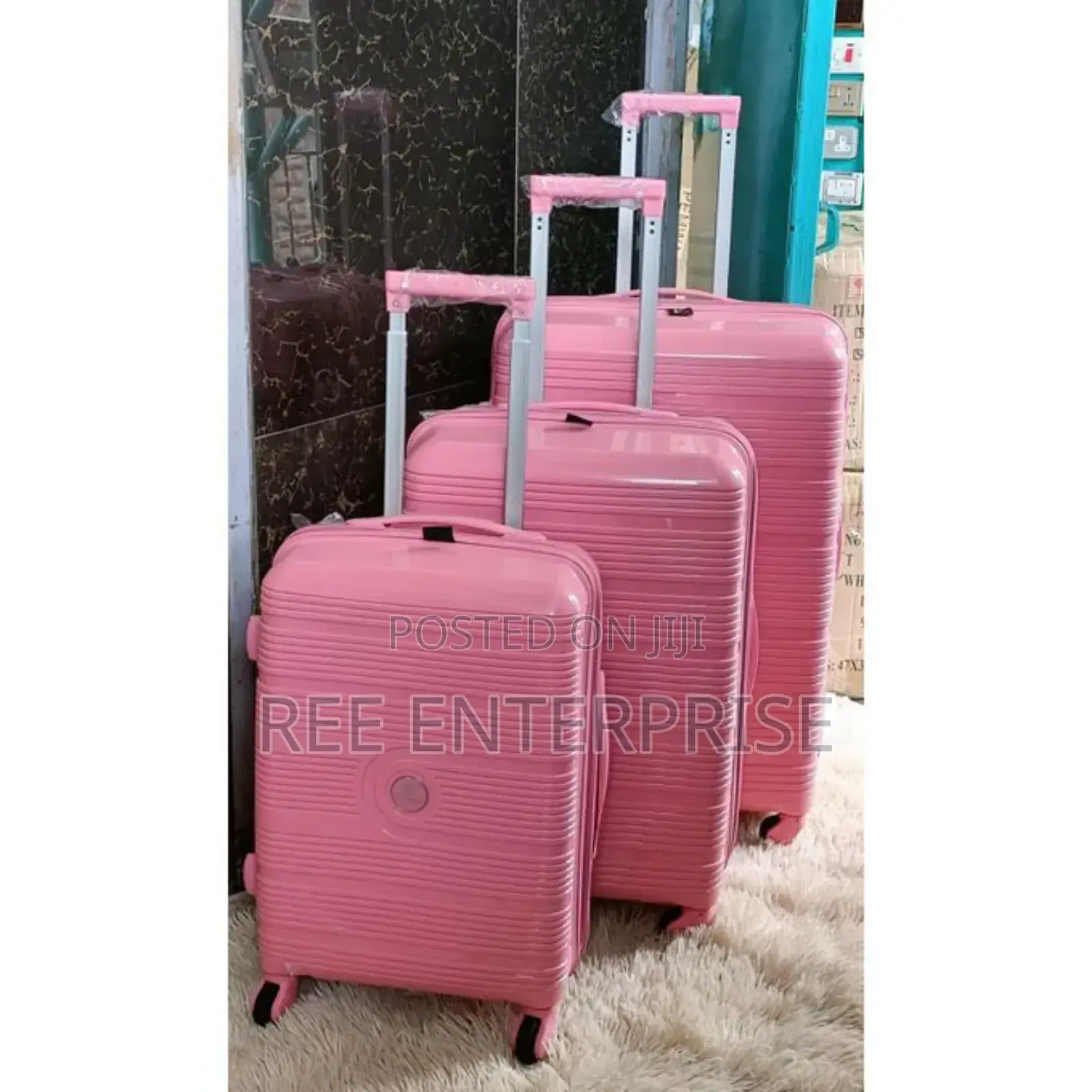 New Unbreakble Laxurious 3 in 1rubber Suitcase Travel Bag