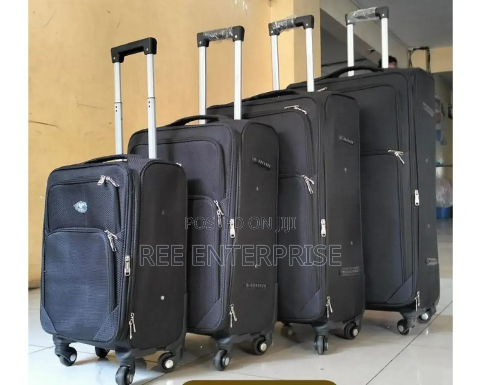 4 In 1 Fabric Laxurious Suitcase Briefcase Travel Bag