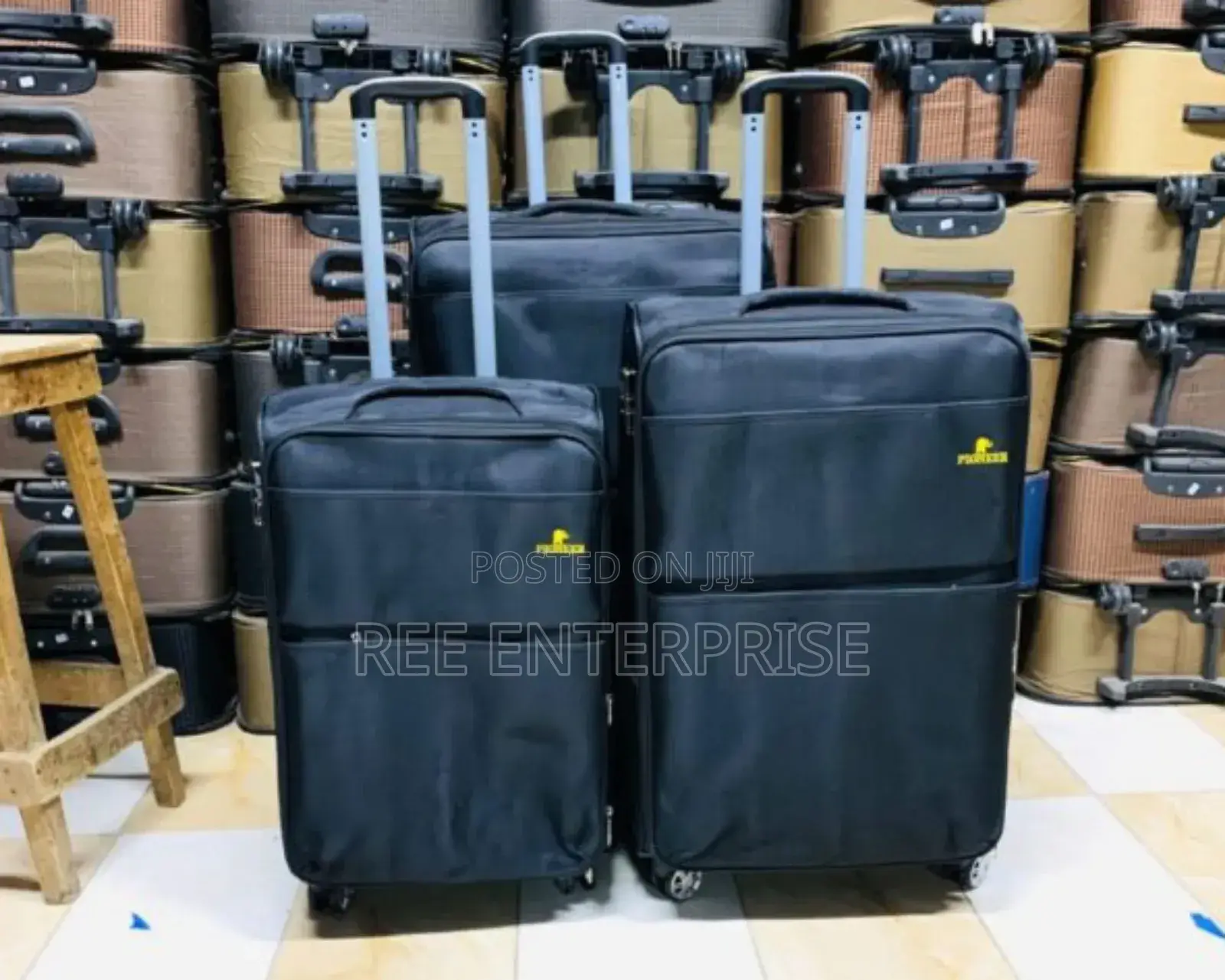 4 In 1 Fabric Laxurious Suitcase Briefcase Travel Bag