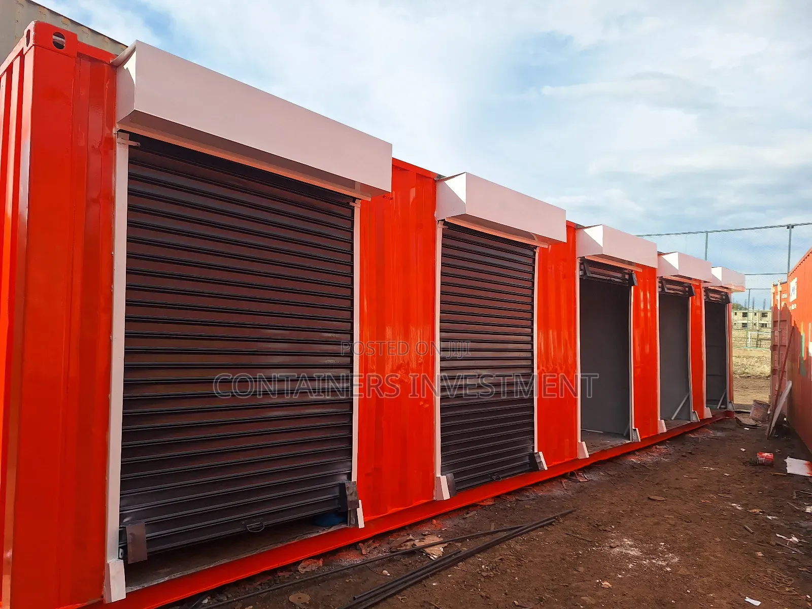 40ft Container With 5 Stalls- Container Business Shops.