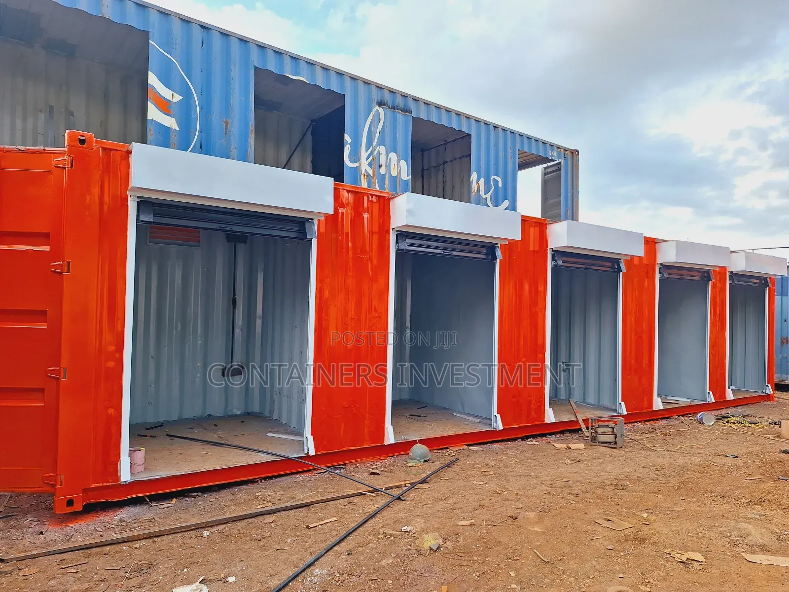 40ft Container With 5 Stalls- Container Business Shops.
