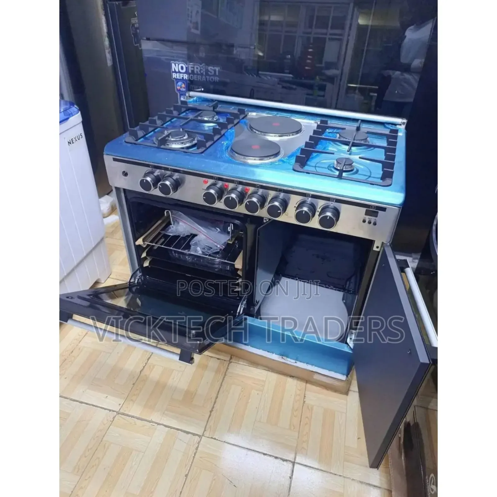 Cooker,Haier 4g + 2 E 60*90 Standing Cooker,(Hcr6042des)