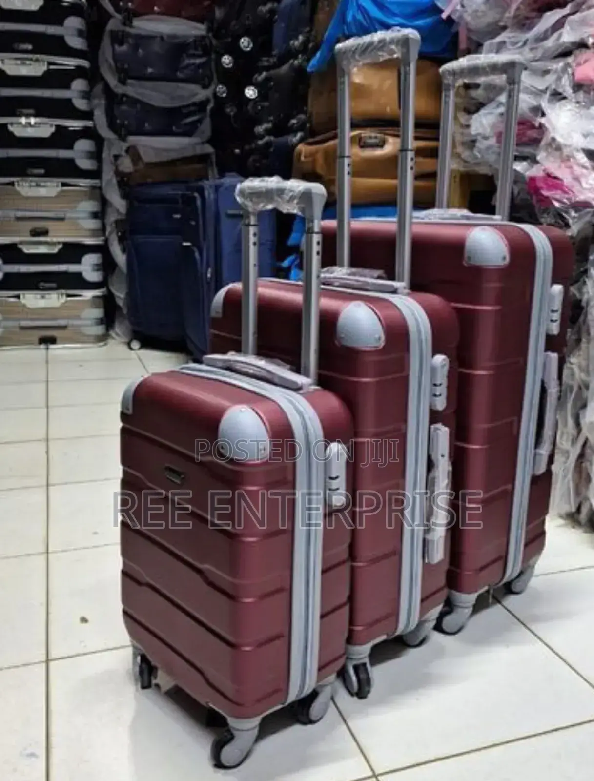 3 in 1 Fibre Laxurious Suitcase Briefcase Travel Bag