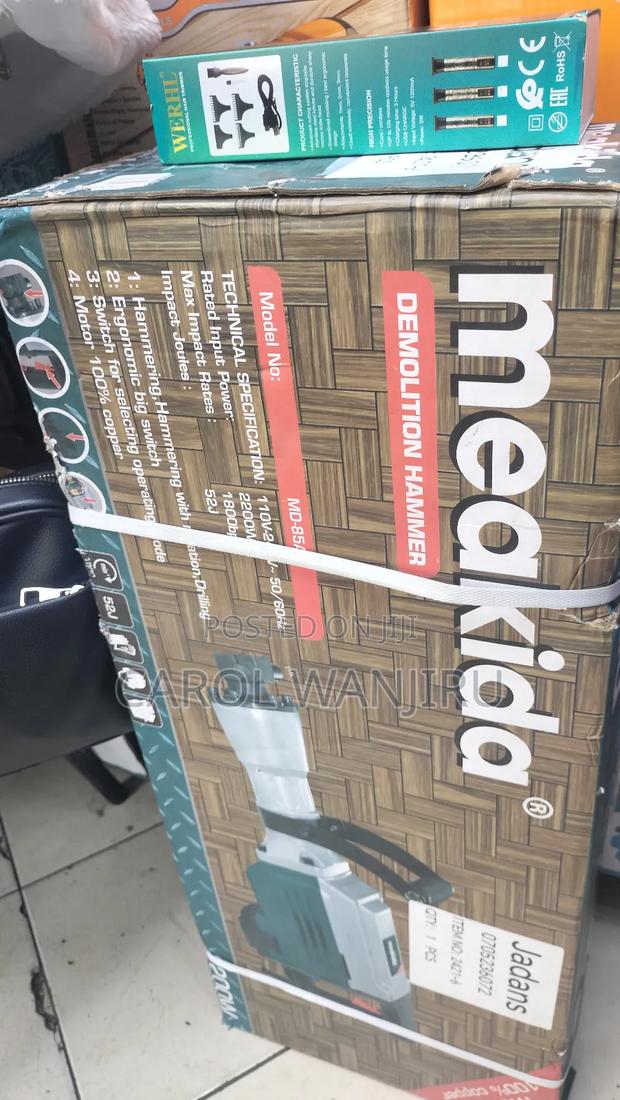 Powerful Meakida Jack Hammer Drill 2200w / Demolition Hammer