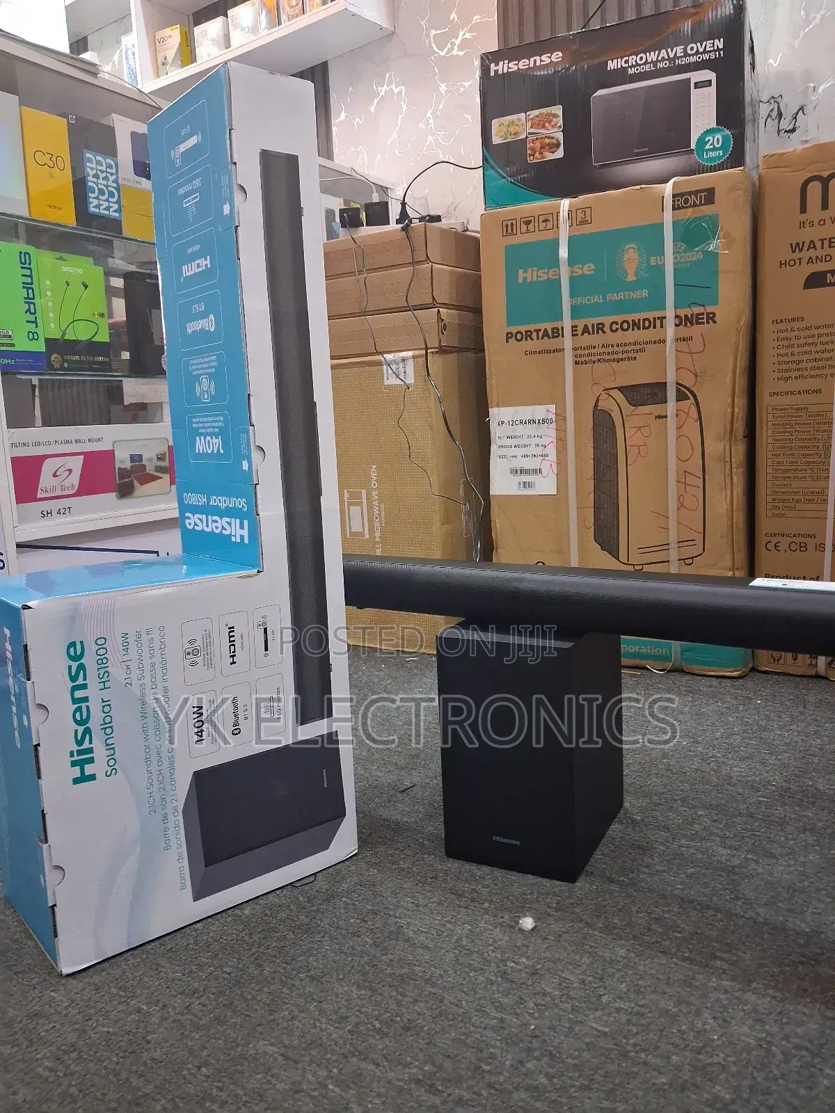 Hisense Soundbar 140watts 2.1 Channel Hs1800 2years Warranty