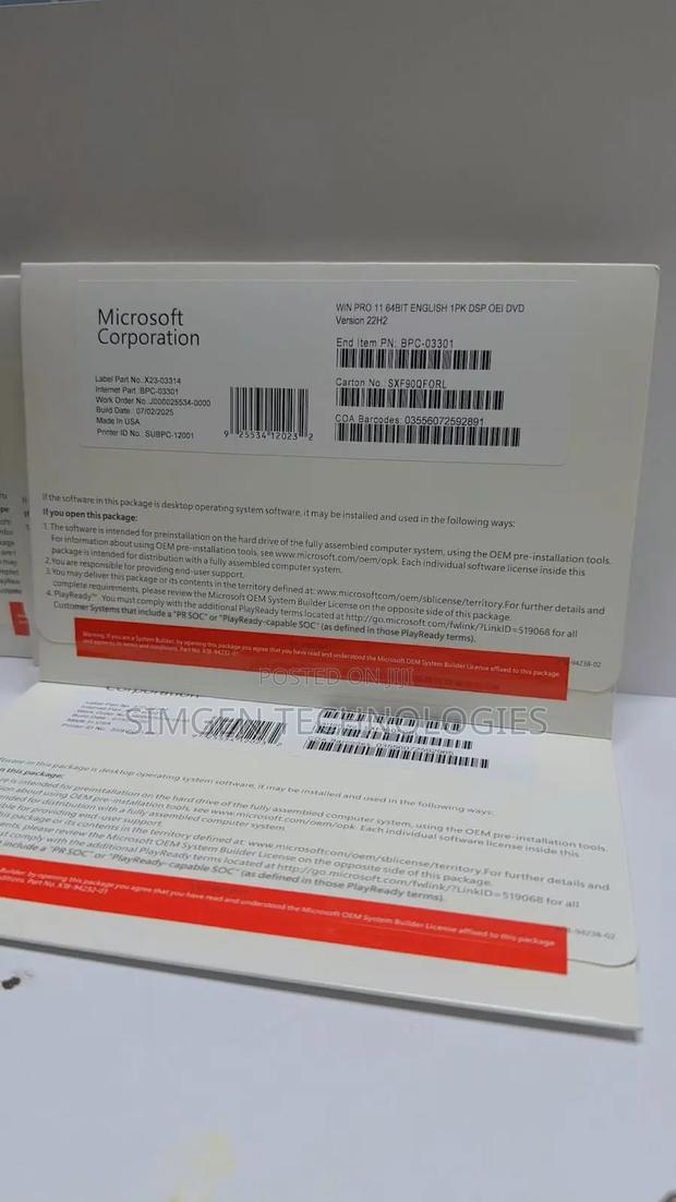 Microsoft Windows 11 Pro 64bit - main view