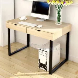 Modern 1.2m Simplistic Desktop With Drawers
