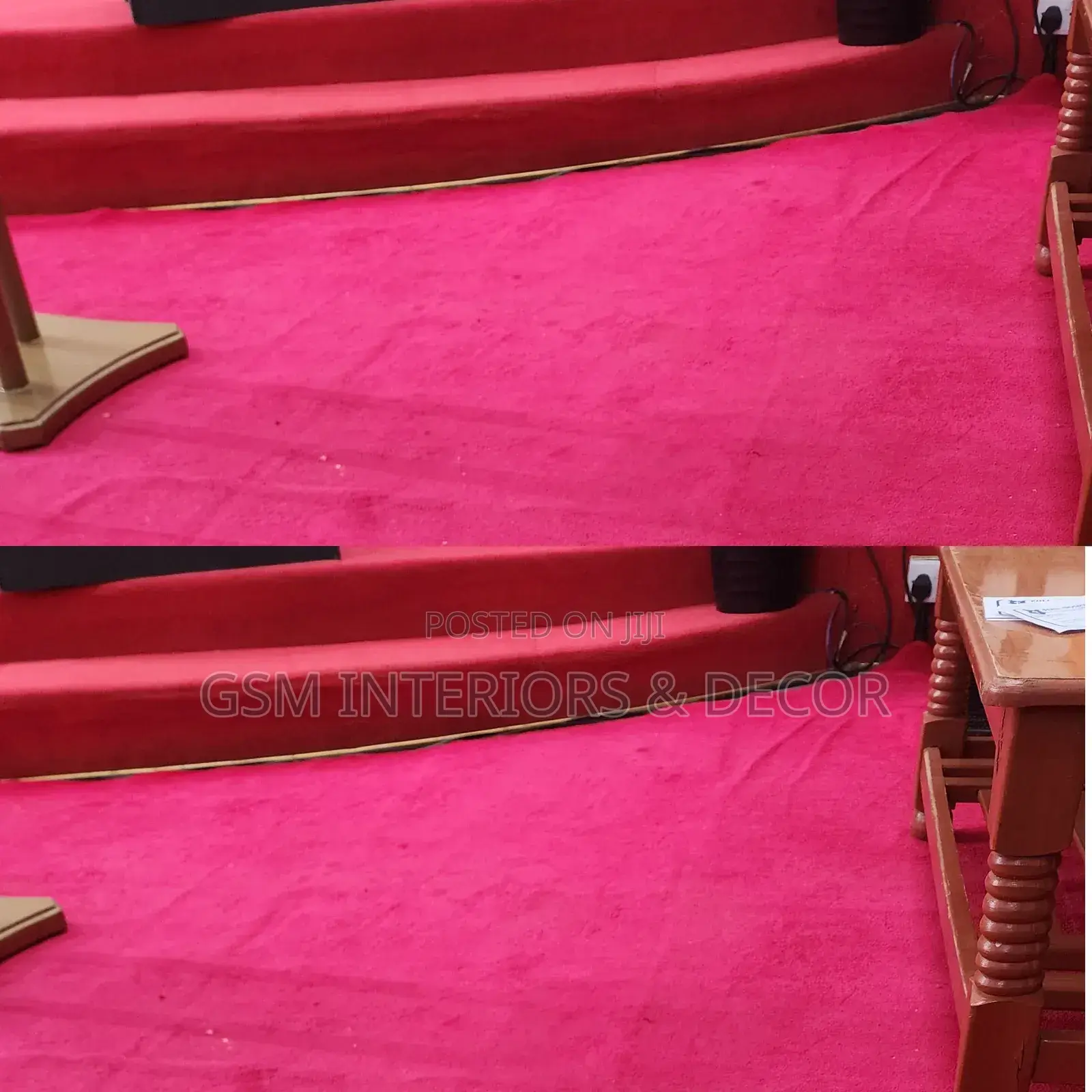 Pure Red Carpets Red Carpets Delta for Church/Office