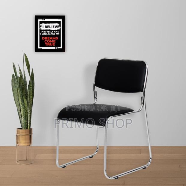 Office Chair; Complemental Sleek Finish Office Chair - main view