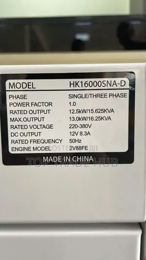 Hisaki Super Silent Diesel Generator 16kva Single/3phase