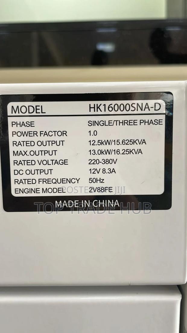 Hisaki Super Silent Diesel Generator 16kva Single/3phase - thumbnail 2