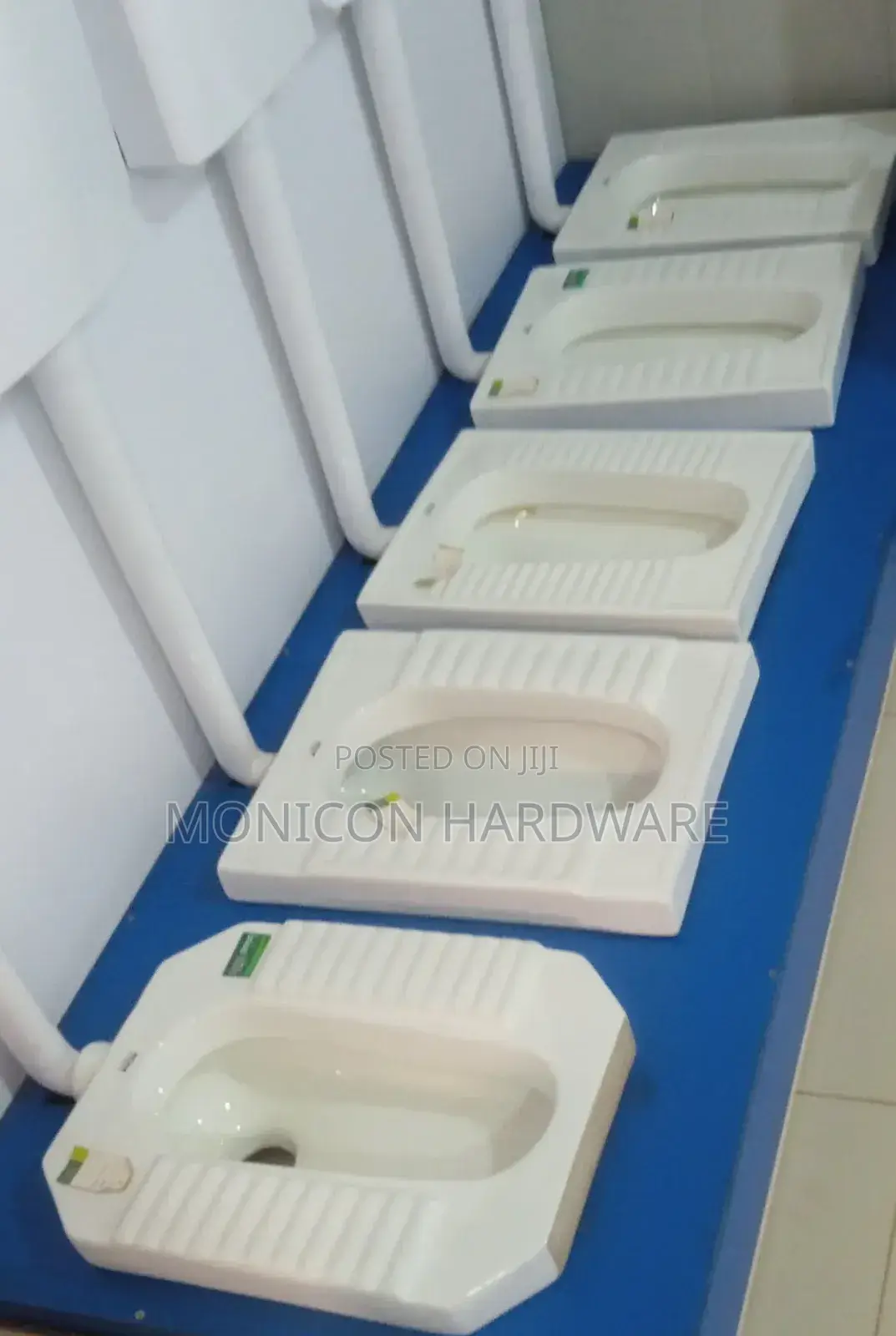 Asian Step Toilets (White) and Cistern