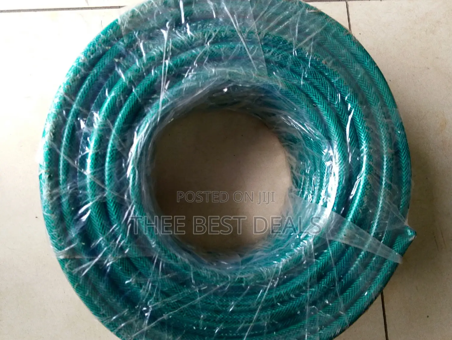 3/4"X30m Braided PVC Green Hose Pipe