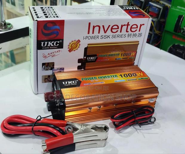 Ukc 1000w Power Inverter With Cigarette Lighte/Battery Cable