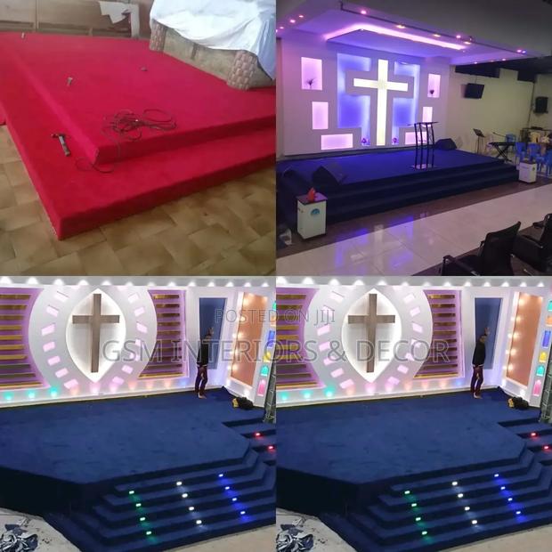 Church Carpets With Lights on Options