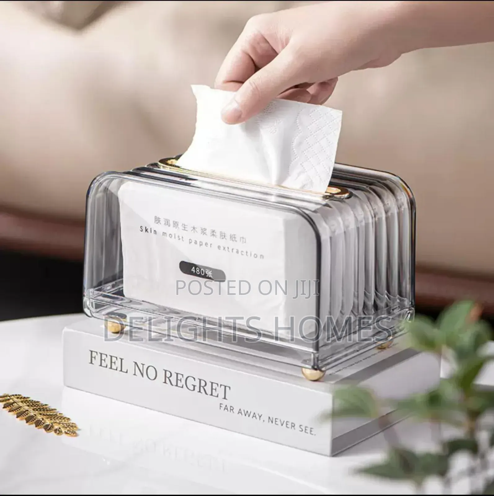 Luxury Clear Serviette Holder -Car