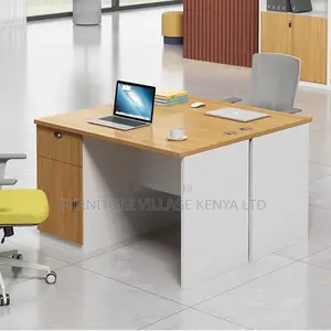 Office Desk:Sleek One-Meter Office Single Staff Desk