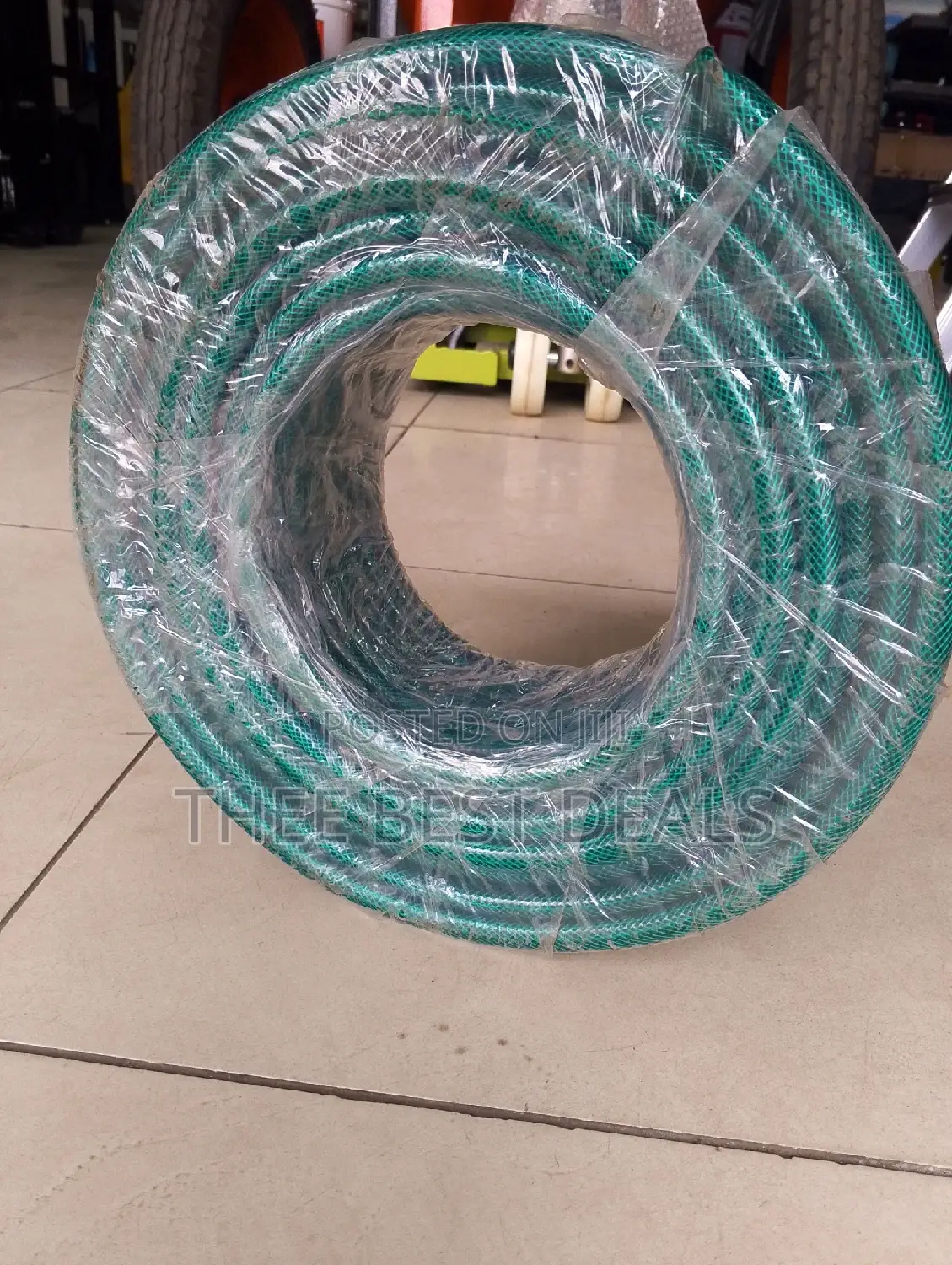 Irrigation Green Braided Hose Pipe 3/4"X50m