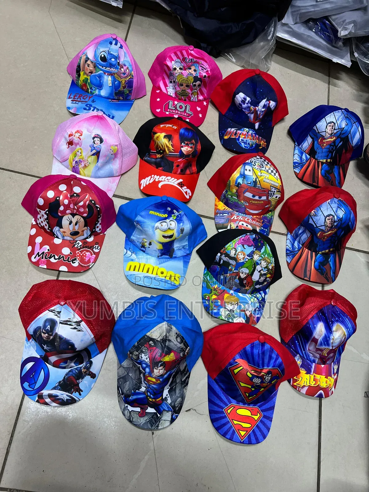 Caps Cartoon Themed for Kids at 450