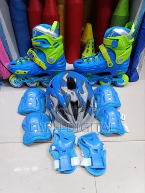 Full Set Hard Boot Roller Skate Shoes Size 29 to 40
