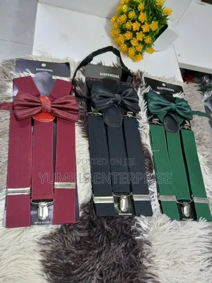 Suspenders With Bow Tie Set Both Kids and Adults at 700