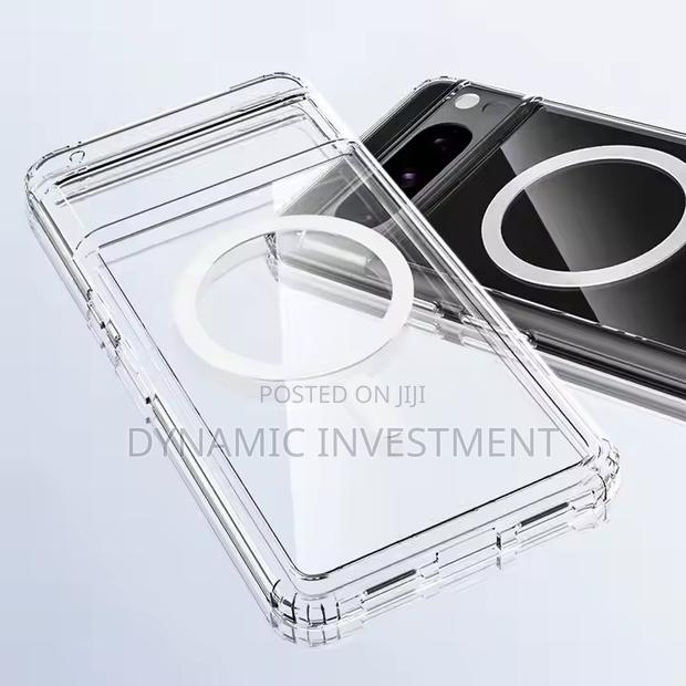 Google Pixel 9 Original Tpu Clear Magnetic Hard Cover/Case - thumbnail 3