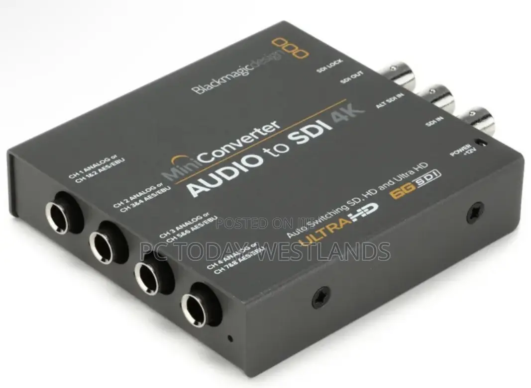 Blackmagic Design Convmcauds4k Audio to Sdi Converter