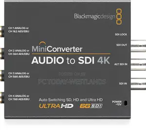 Blackmagic Design Convmcauds4k Audio to Sdi Converter