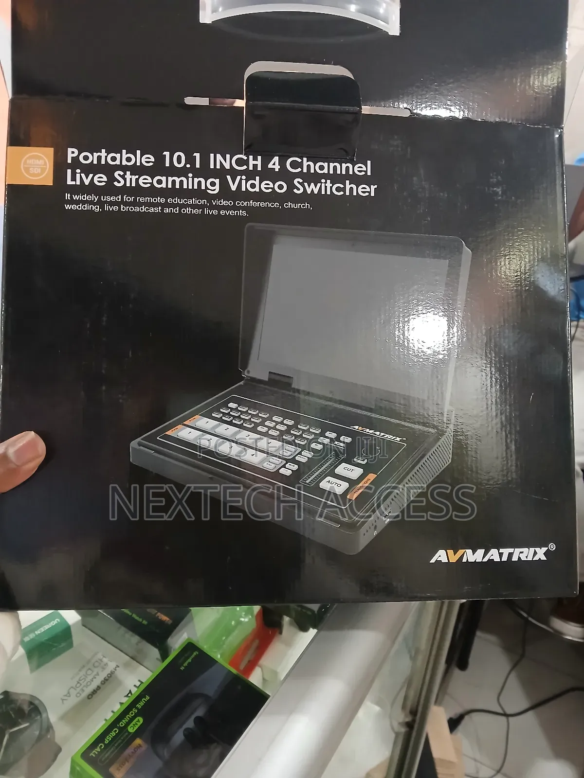 Avimatrix Shark H4 Plus 4 Channel Hdmi Video Switcher