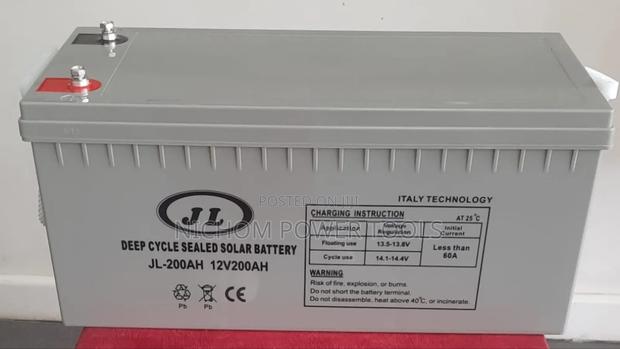 Jl-200ah Deep Cycle Solar Battery 200amps/200ah Battery