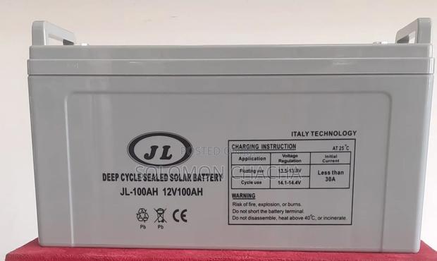 Jl-100ah Deep Cycle Solar Battery 100 Amps 🔋 Best Quality - main view