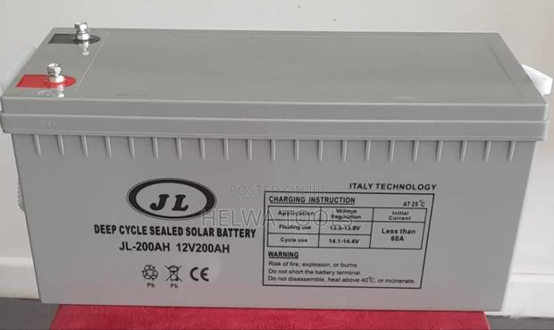 Deep Cycle Sealed Gel Battery, 200ah - main view