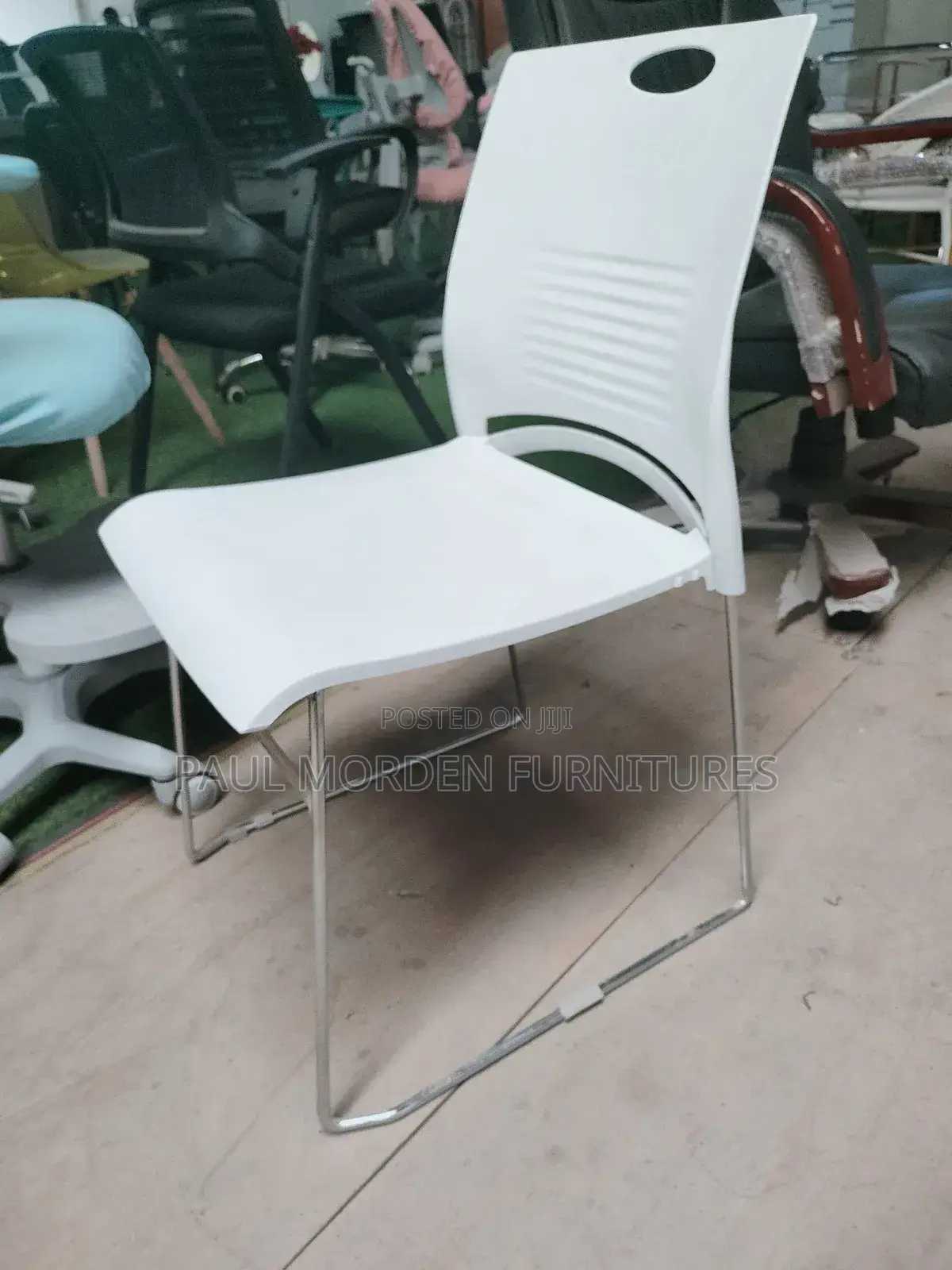 White Dining Chair/Office Chair