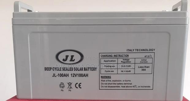 Jl-100ah Deep Cycle Solar Battery 100amps/100ah Battery - main view