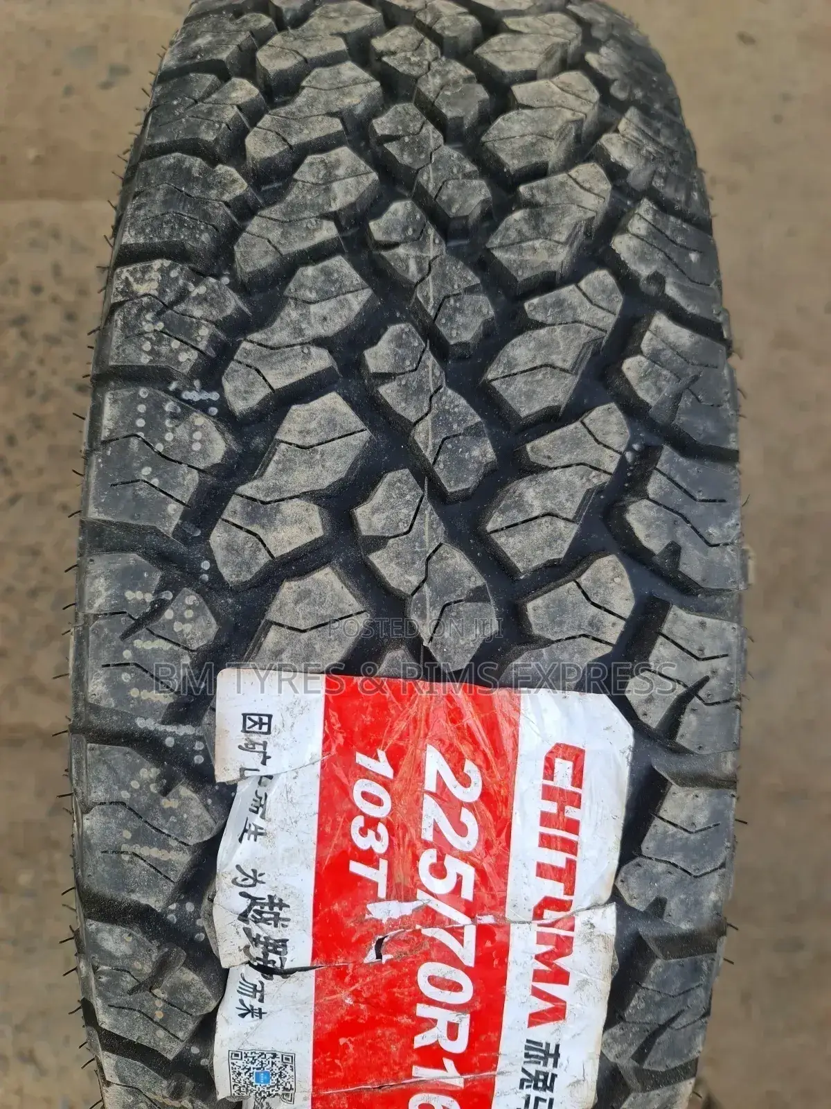 225 /70 R16 Chituma Tyres (All Terrrain).